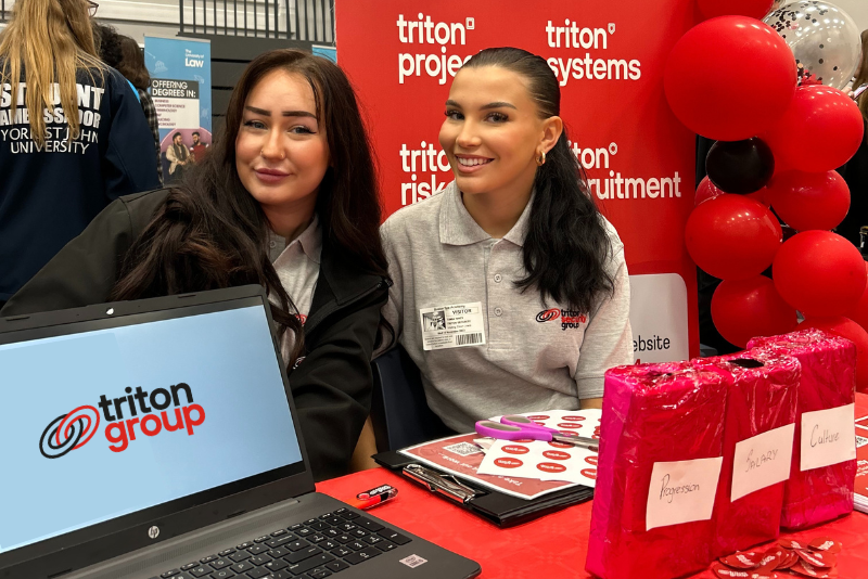 Triton Group Exhibit at Boston Spa School Careers Fair