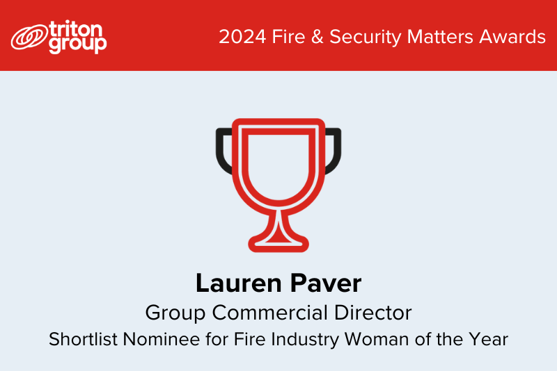 Lauren Paver is Shortlisted for Fire Industry Woman of the Year!